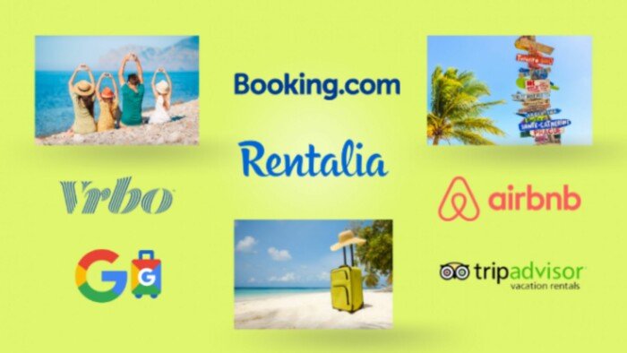 A Picture with Different Websites to Rent Apartments in Italy